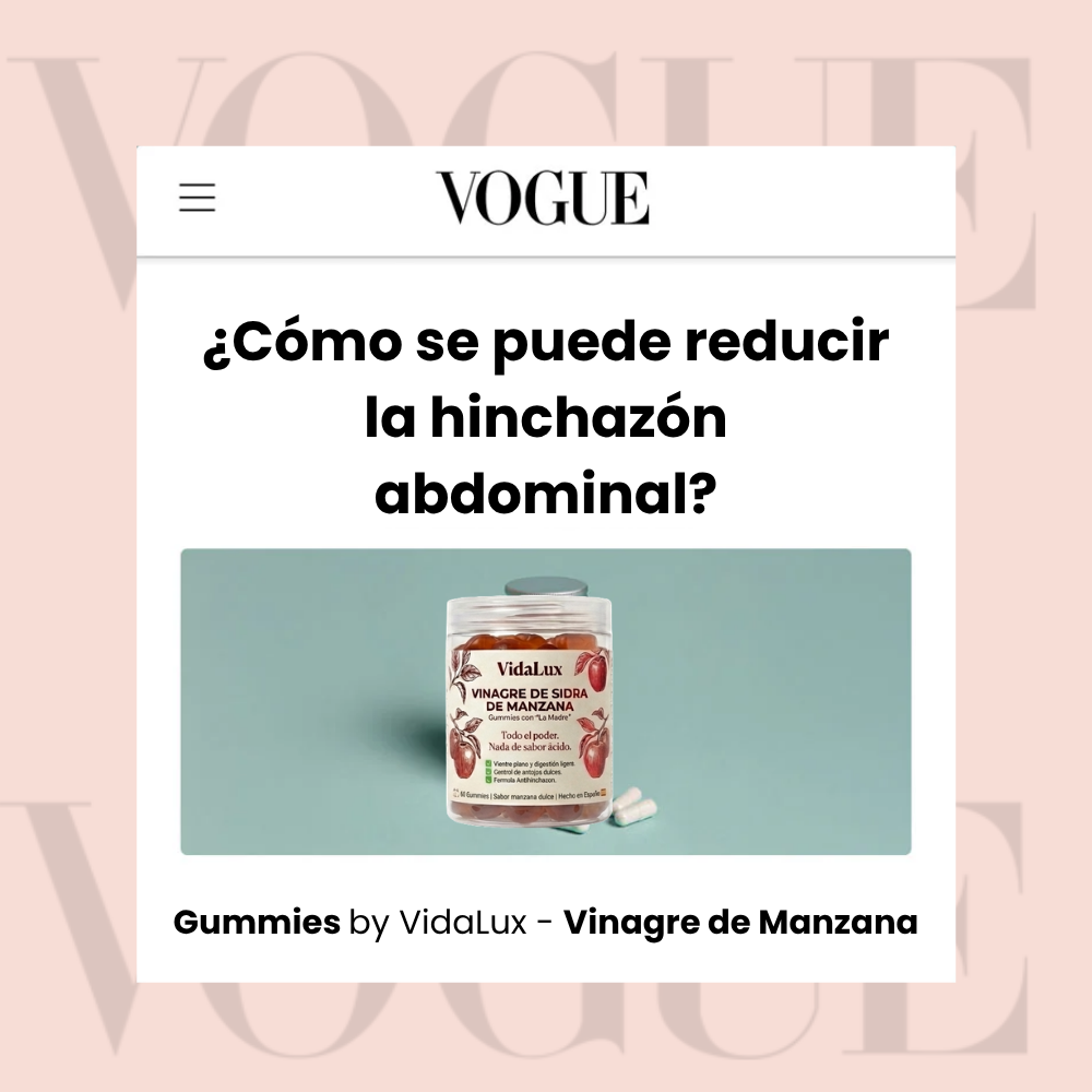Gominolas Vinagre de Mazana para el Hinchazón | VidaLux™ - PARCHES de REGALO