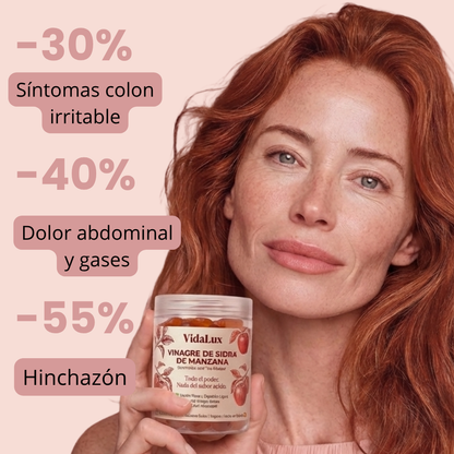 Gominolas Vinagre de Mazana para el Hinchazón | VidaLux™ - PARCHES de REGALO
